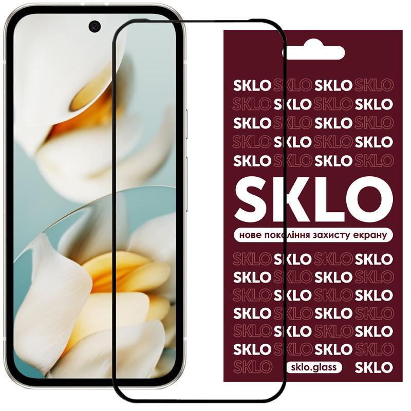 Захисне скло SKLO 3D для Google Pixel 9a Чорний, фото 1