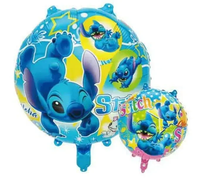 Фольгований круглий шар Стіч 45 см, фото 1