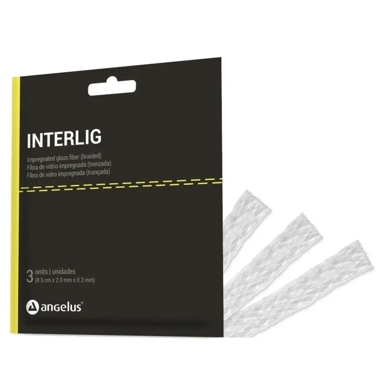 Стрічка скловолоконна Angelus Interlig, плетена, для шинування, 3 шт/уп, фото 1