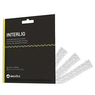 Стрічка скловолоконна Angelus Interlig, плетена, для шинування, 3 шт/уп