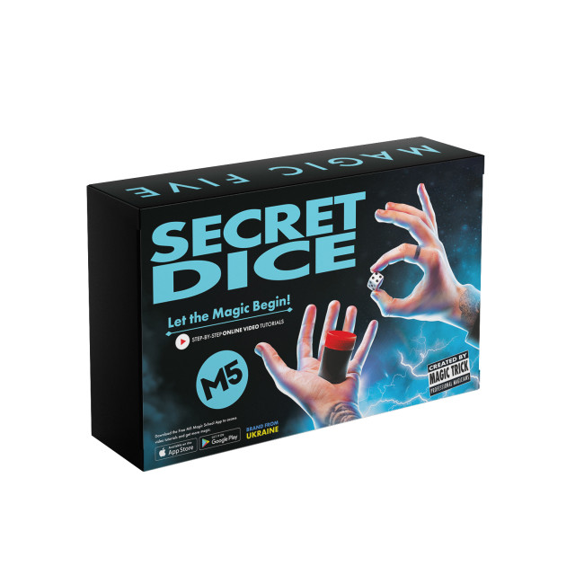 Пристрій для демонстрації фокусів і трюків Magic Five Secret Dice в ігровій формі MF050, фото 1