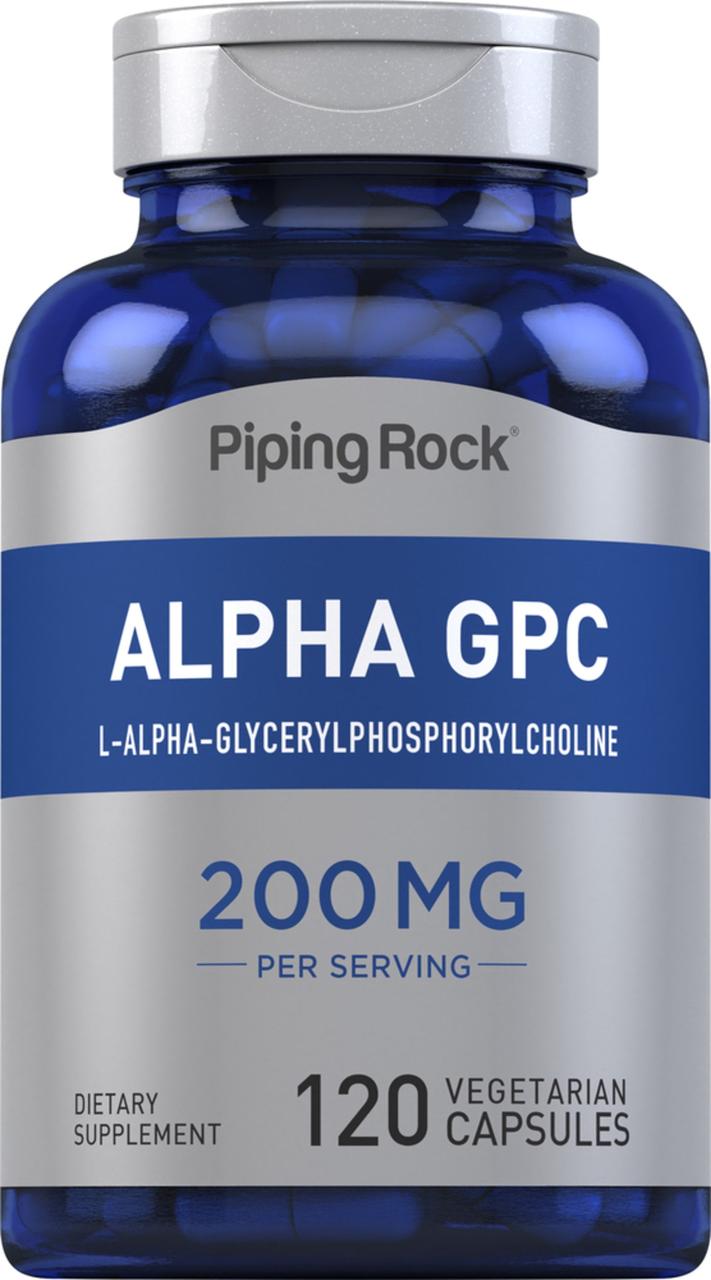 Для покращення роботи мозку Piping Rock Alpha GPC 100 мг 120 капс.