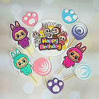 Цукровий набір для торта Лабубу