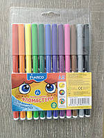 Фломастери Marco 12 кольорів на водній основі