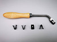 Нож Гровер для расшивки швов линолеума | Рустовка для подготовки шва под сварку