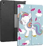 Чохол Ultra Slim Lenovo Tab Plus 11.5" TB351FU TB351XU принт Unicorn, фото 2