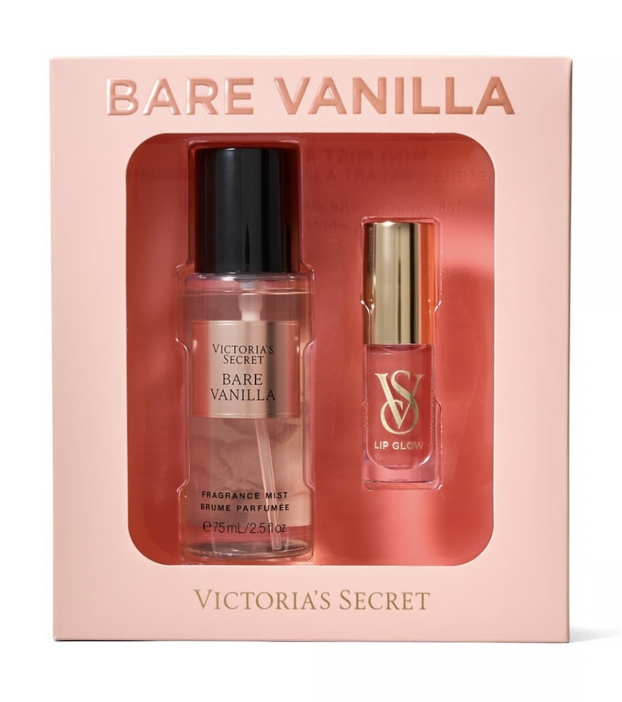 Набір косметики подарунковий Mist & Kiss Victoria’s Secret Bare Vanilla, оригінал, фото 1