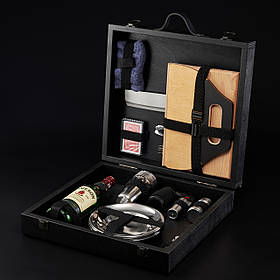 Туристичний набір для пікніка на 6 персон із гравіюванням: подарунок чоловікові, все для відпочинку, кейс