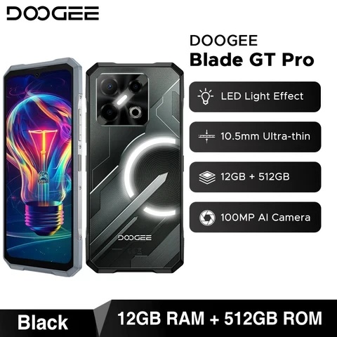 Смартфон Doogee Blade GT Pro 12/512GB Black