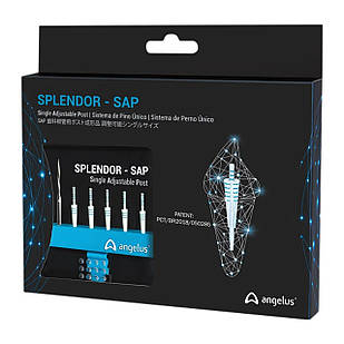 Штифти скловолоконні Angelus Splendor, універсальний розмір, 5 шт + розгортка