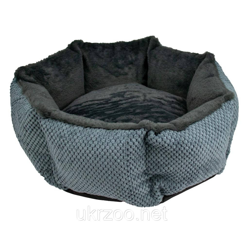 Лежак для тварин Agility Колізей L  сірий 70х70х20 см, фото 1