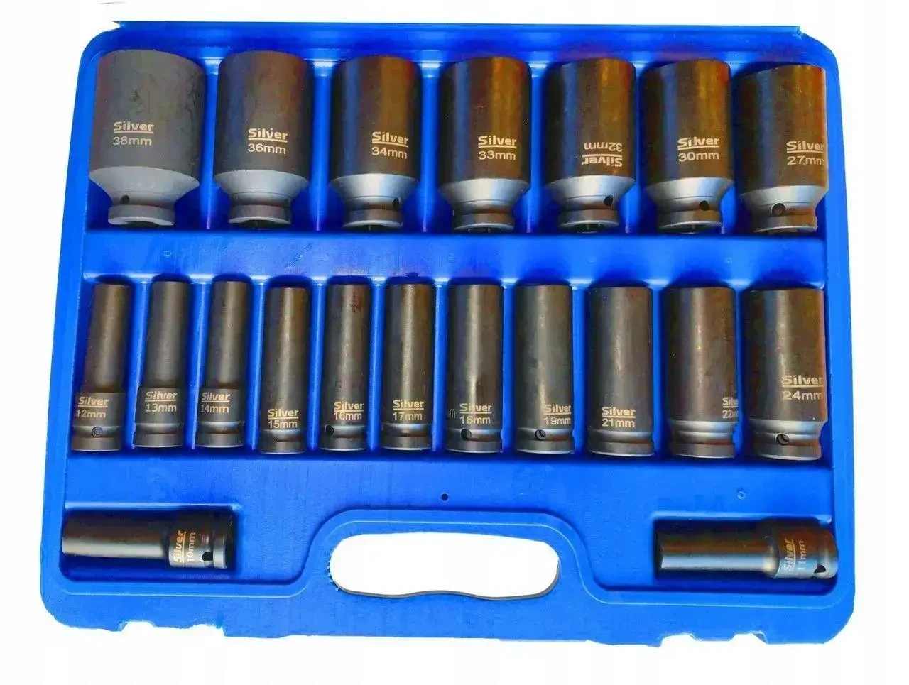 Набір головок ударних 1/2'' 10-38 мм 20 шт. Silver S11661
