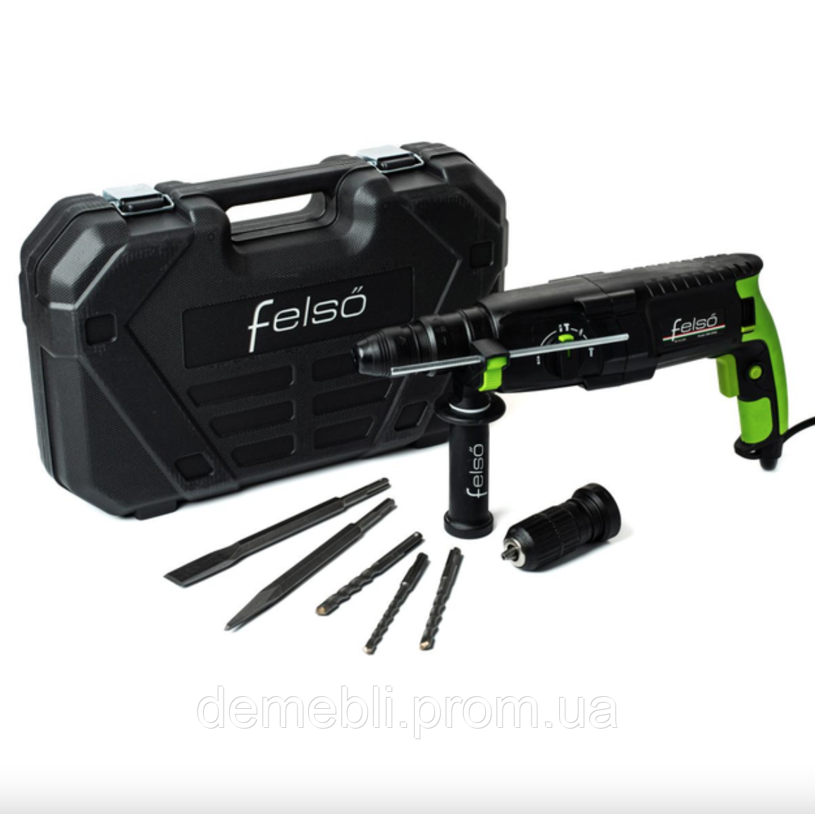 Перфоратор прямий Felső RH1200Q DEM, фото 1