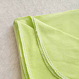 Пелюшка дитяча «Карапуз» з куліра 100% бавовна, 90×10 см, гіпоалергенна, м'яка, салатовий колір, однотонна, фото 2