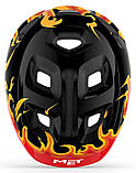 Шолом MET Hooray CE Black Flames Glossy, фото 2