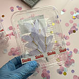 Вафельний декор Slado Метелики бузкові 3,5х3 см 7 шт, фото 3