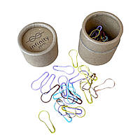 Набiр металевих маркерiв в тубусi Infinity Yarn - 50 шт