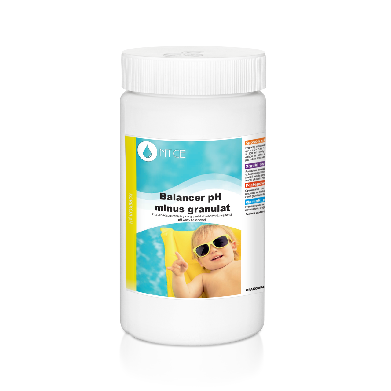 Гранули Balancer pH minus 1.5кг для зниження значення pH води в басейні EBAN, фото 1