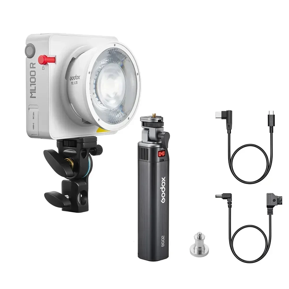 Світло Godox ML100R Kit3 з акумуляторною ручкою BG02 RGB (ML100BI Kit3)