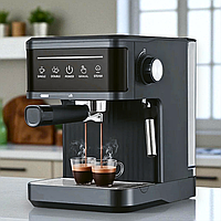 Кофемашина домашняя Crownberg 1200 W Рожковая кофемашина 20 Bar Сенсорная эспрессо-машина с капучинатором
