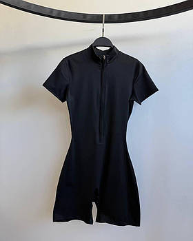 Жіночий комбінезон з мікродайвінгу з блискавкою 42-44, 44-46 чорний