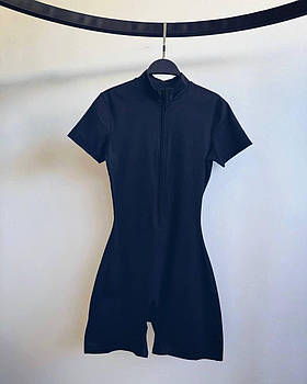 Жіночий комбінезон з мікродайвінгу з блискавкою 42-44, 44-46 темно-синій