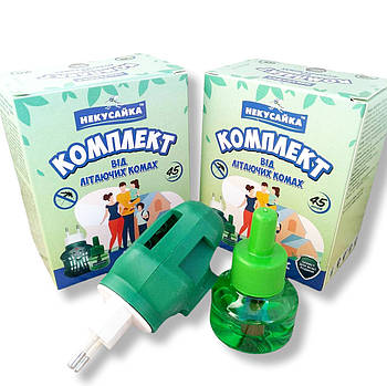 Некусайка набір фумігатор + Рідина від комарів якість