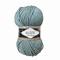 Alize LANAGOLD (Лана Голд) № 180 зелений (Пряжа, нитки для в'язання напіввовна)