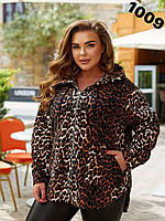 Сорочки жіночі (Розміри: 52-58) "Кашемір Фліс Турецька тканина"