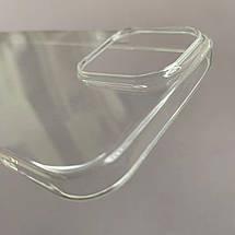 Чохол для iPhone 13 Pro Max Hoco тонкий фірмовий силіконовий чохол на телефон айфон 13 про макс прозорий, фото 3