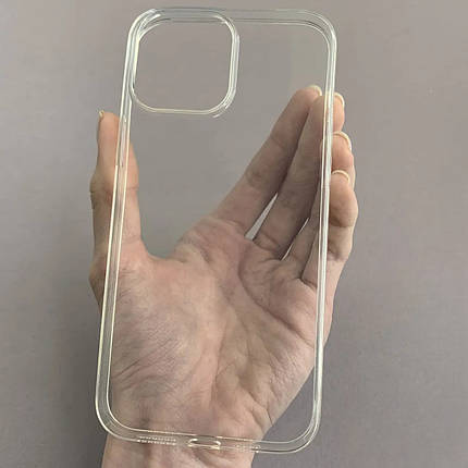 Чохол для iPhone 13 Pro Max Hoco тонкий фірмовий силіконовий чохол на телефон айфон 13 про макс прозорий, фото 1