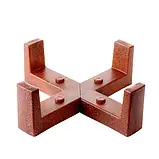 Вазон "Осло" зі вставкою та декор. підставкою d12см. (білий) 0,7 л, фото 2