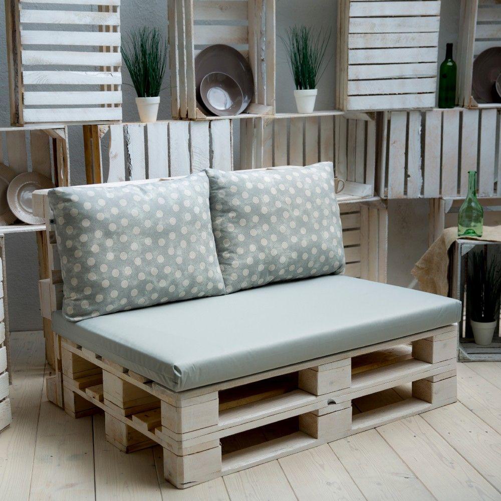 Меблеві подушки для палет Larisa Basic , сірий колір