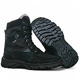 Чоловічі черевики прошиті чорні зимові берці (Сгб-22т), фото 5