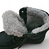 Чоловічі черевики прошиті чорні зимові берці (Сгб-22т), фото 7