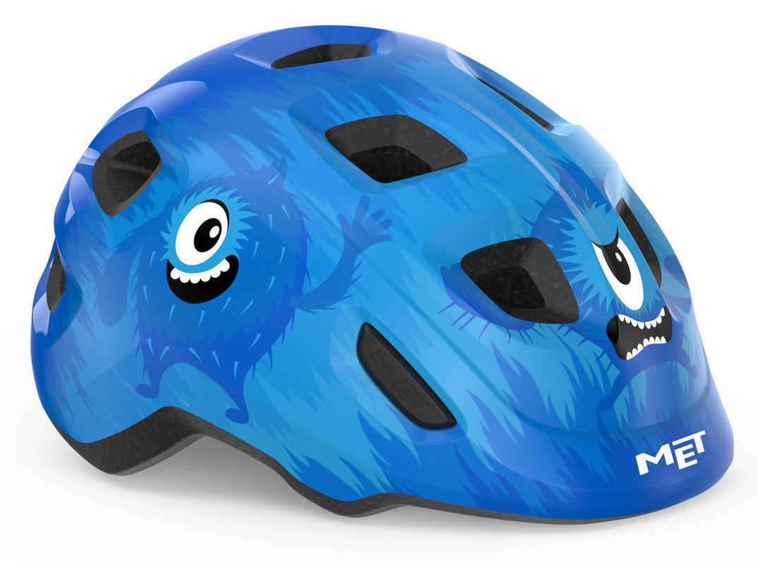 Шолом MET Hooray CE Blue Monsters Glossy, фото 1