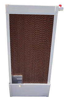 Паперова охолоджувальна панель 63х15х205 см (випарний водяний охолоджувач) для кролятника, пташника, тепли SHO