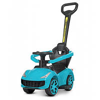 Дитяча машинка з ручкою Spoko SP-608 синій DEM