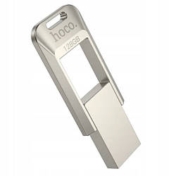 Флешка USB 3.0 128GB HOCO UD16 Перламутровий нікель