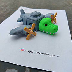 Іграшка дитяча Фігурка підвісна Bombardiro Crocodilo Крокодило Бомбардиро італійські мемчики