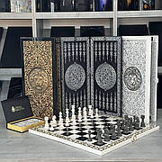 Нарди, шахи та доміно з акрилового каменю — розкіш, що передається поколіннями