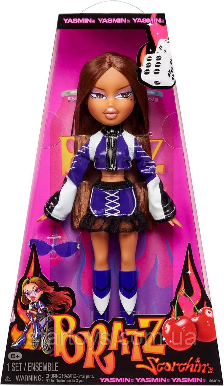 Новинка!!! Братц із Серії Мото Гонщиці Ясмін Bratz Scorchin' Yasmin Fashion Doll, фото 1