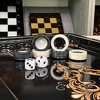 Нарди дерев'яні ручної роботи Лабіринт 50×23 см подарункові, фото 7