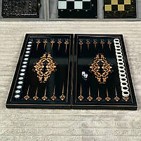 Нарди дерев'яні ручної роботи Лабіринт 50×23 см подарункові, фото 2