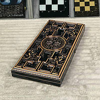 Нарди дерев'яні ручної роботи Лабіринт 50×23 см подарункові, фото 5