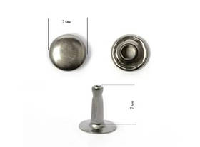 Хольнітен 7мм нержавійка Туреччина колір темний-нікель (100 шт у пакованні)