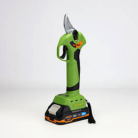 Безщітковий акумуляторний секатор Procraft ES28Li (25 мм, 20В, 2 Аг, 1 Акб, кейс) Садовий секатор Прокрафт