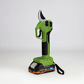 Безщітковий акумуляторний секатор Procraft ES32Li з екраном (35 мм, 20В, 2 Аг, 1 Акб, кейс) Садовий секатор Прокрафт