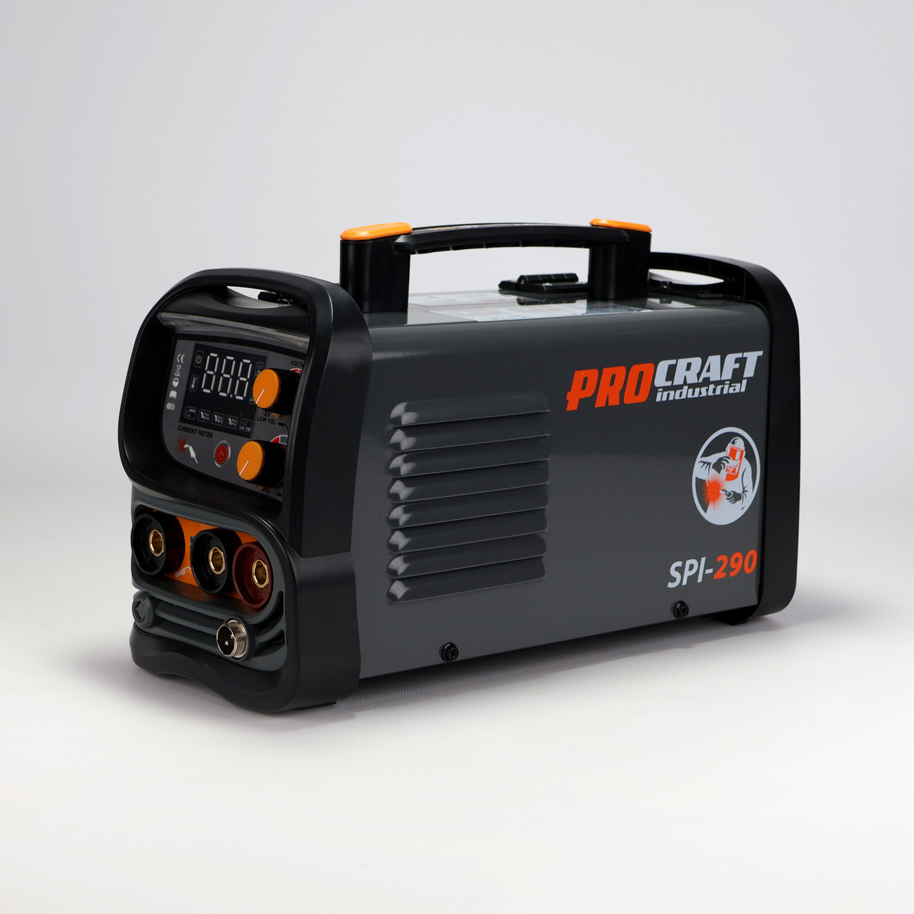 Інверторний зварювальний напівавтомат Procraft SPI290 (130А, 3.8 кВт, MMA/MIG/MAG) Полуавтомат Прокрафт SPI-290, фото 1