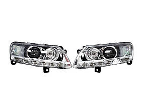 Передні фари  ( Bi-Xenon No Adaptive ) без блоків LCI на AUDI A6 C6 2004-2011 року